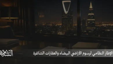 الإطار النظامي لرسوم الأراضي البيضاء والعقارات الشاغرة