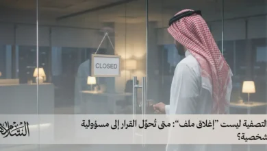 التصفية ليست “إغلاق ملف”: متى تُحوِّل القرار إلى مسؤولية شخصية؟ التصفية-ليست-إغلاق-ملف